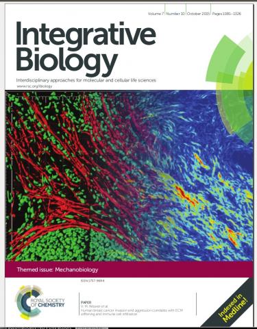 Integrative Biology Highlights Our Research On Cover | Center For ...